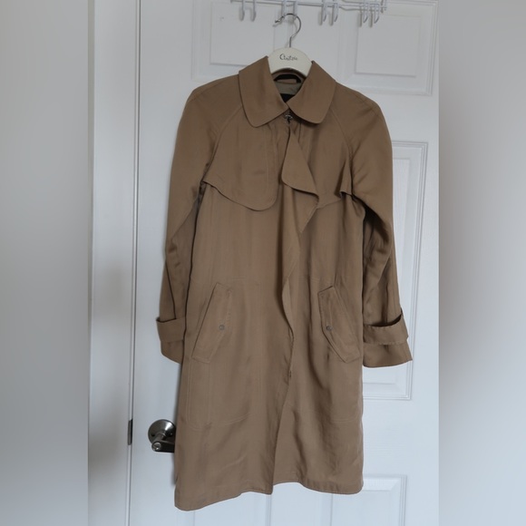 Aritzia Babaton Lawson Trench Coat Size XXS - Picture 2 of 7